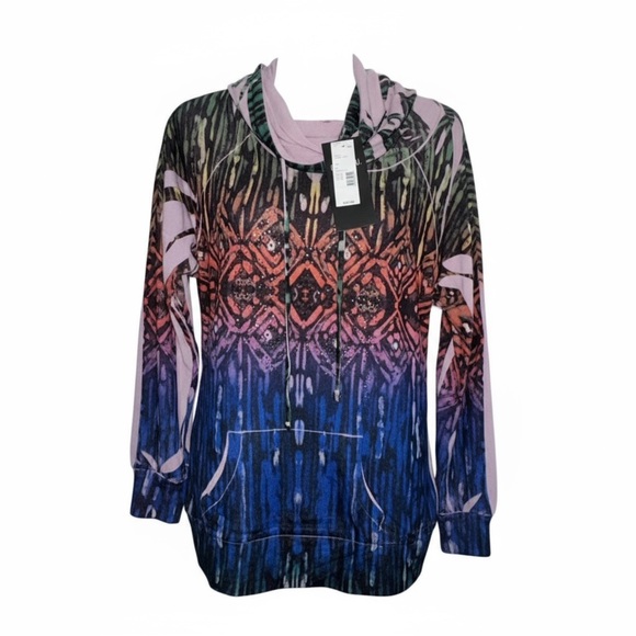 NWT B.L.E.U Women's SZ XL Long Sleeve Cowl Neck Tunic Tee Top SOFT SOLD OUT~ - Picture 1 of 8